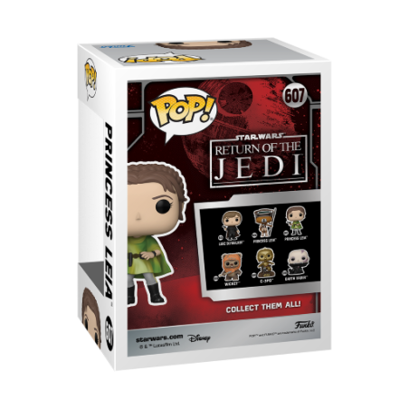 STAR WARS 6 "40EME ANNIVERSAIRE" - POP N° 607 - Leia (BH) 