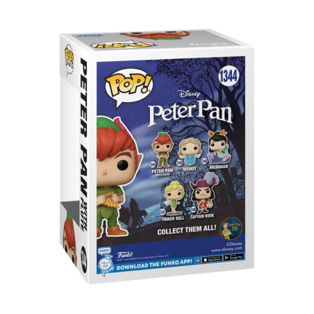 PETER PAN "70EME ANNIVERSAIRE" - POP N° 1344 - Peter avec Flute 