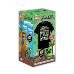 MINECRAFT - Mini POP - Blue Creeper + T-shirt (M)  2