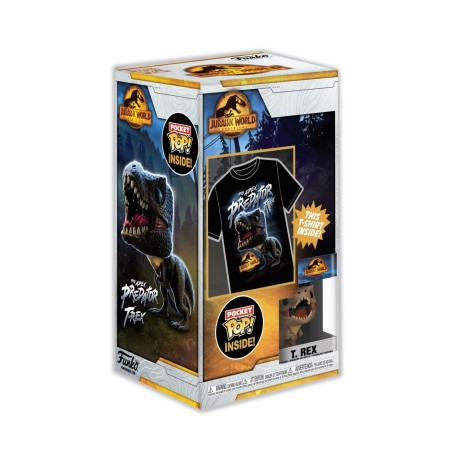 JURASSIC WORLD - Pocket POP - Trex + T-shirt (9-10 Ans) 