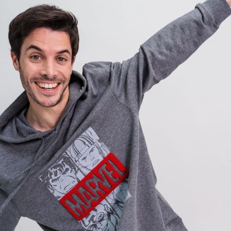 MARVEL - Logo - Sweat à Capuche Coton (S) 