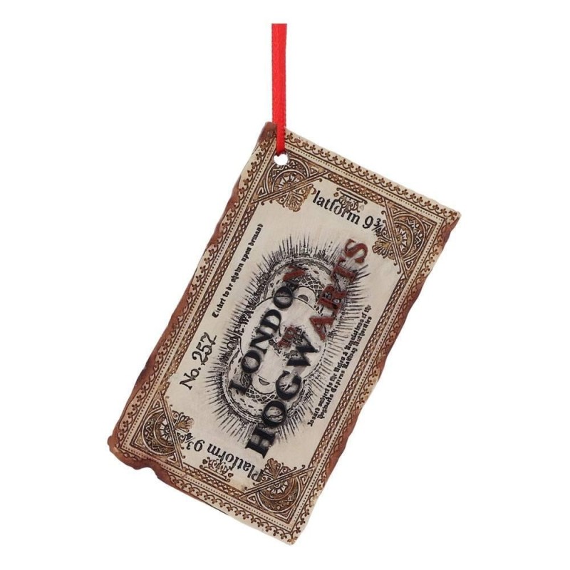 HARRY POTTER - Ticket Poudlard Express - Décoration de Sapin 9.5cm 