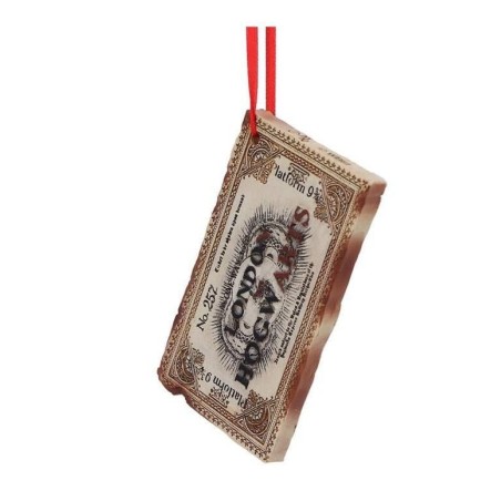 HARRY POTTER - Ticket Poudlard Express - Décoration de Sapin 9.5cm 