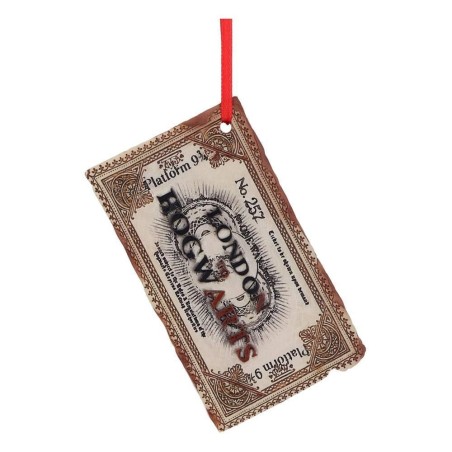 HARRY POTTER - Ticket Poudlard Express - Décoration de Sapin 9.5cm 