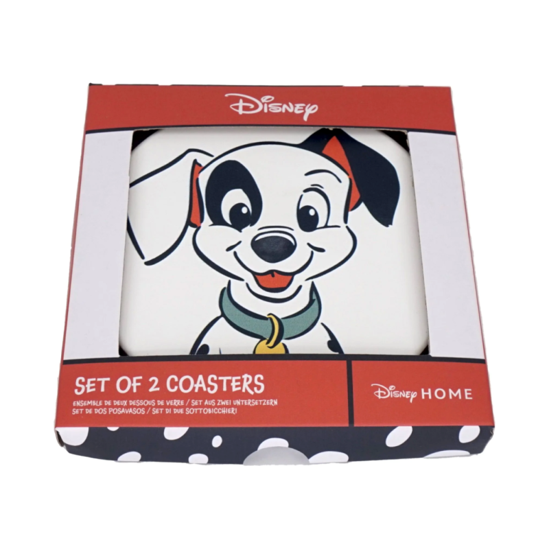 DISNEY - Les 101 Dalmatiens - Set de 2 Sous-Verres 