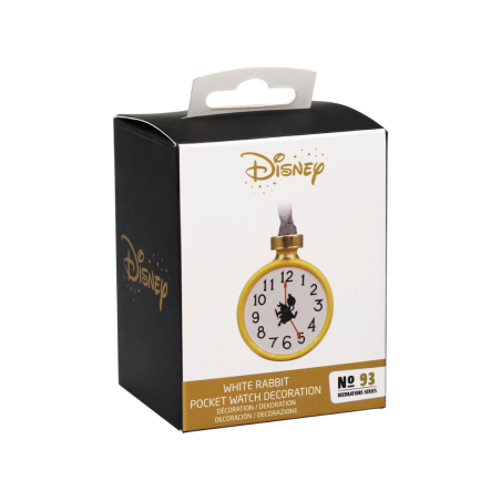 ALICE AU PAYS DES MERVEILLES - Montre Doré - Décoration 