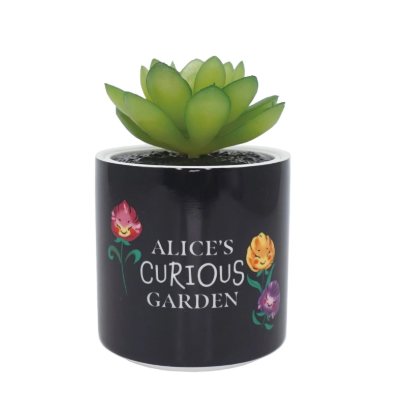 ALICE AU PAYS DES MERVEILLES - Faux Pot à Plantes 6.5cm 
