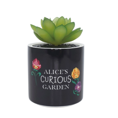 ALICE AU PAYS DES MERVEILLES - Faux Pot à Plantes 6.5cm 