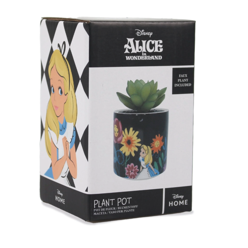 ALICE AU PAYS DES MERVEILLES - Faux Pot à Plantes 6.5cm 