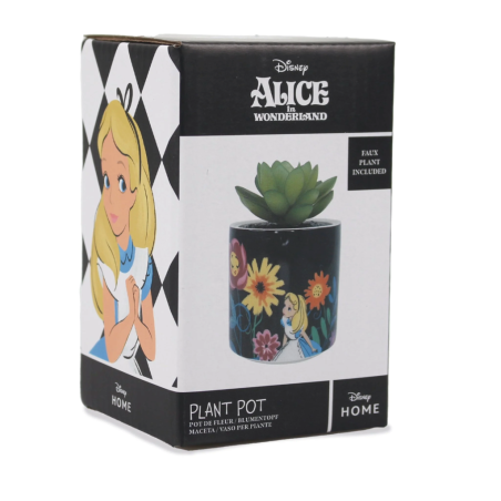 ALICE AU PAYS DES MERVEILLES - Faux Pot à Plantes 6.5cm 