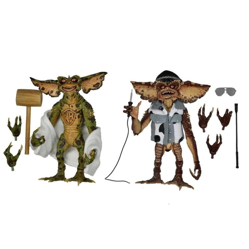 GREMLINS 2 - Tattoo Gremlins - Pack 2 Figurines 18cm 