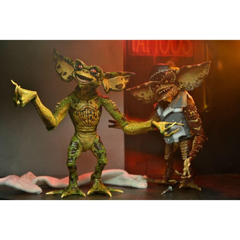 GREMLINS 2 - Tattoo Gremlins - Pack 2 Figurines 18cm 