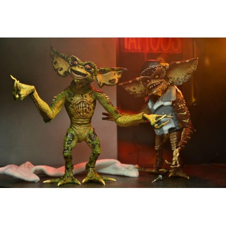 GREMLINS 2 - Tattoo Gremlins - Pack 2 Figurines 18cm 