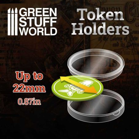 Capsules pour Jetons 22mm