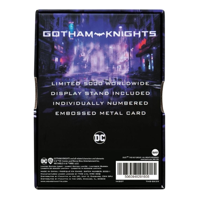 GOTHAM KNIGHTS - Batgirl - Lingot en Métal Collection Limitée 