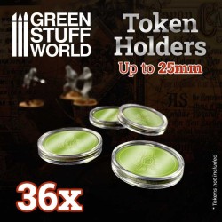 Capsules pour Jetons 25mm 2