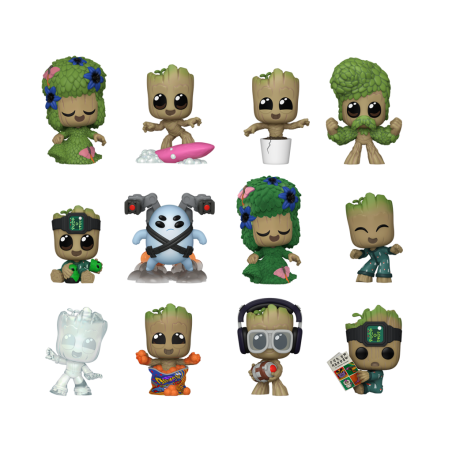 I AM GROOT - Mystery Minis (BOX 12 Figurines) 