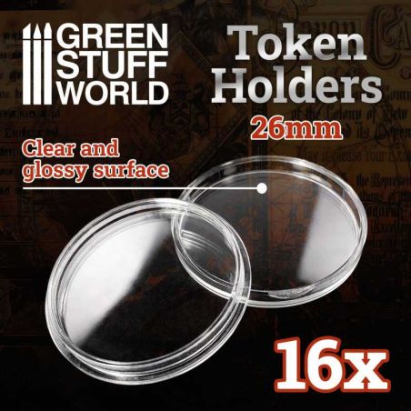 Capsules pour Jetons 26mm
