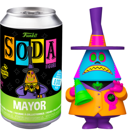 NBX - POP Vinyl Soda - Mayor (Blacklight) w/Chase (IE) 