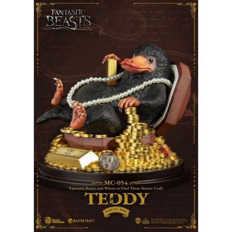 LES ANIMAUX FANTASTIQUES - Teddy - Statuette Master Craft 21cm 