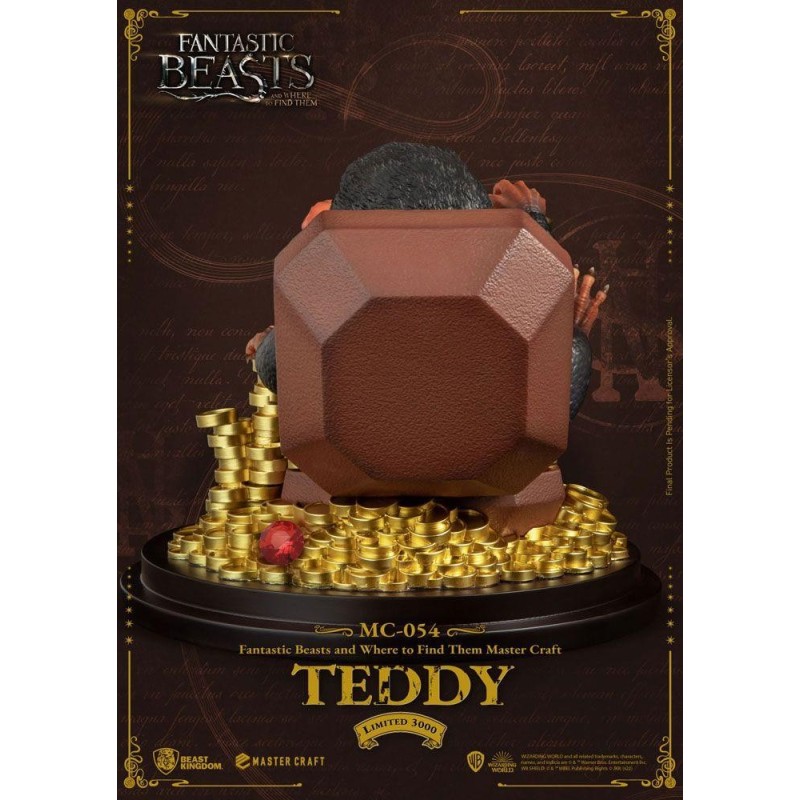 LES ANIMAUX FANTASTIQUES - Teddy - Statuette Master Craft 21cm 