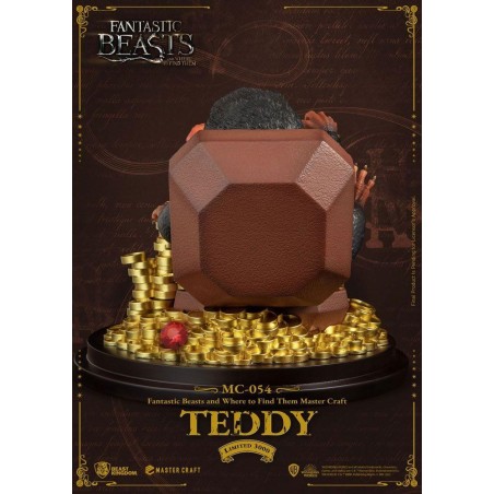 LES ANIMAUX FANTASTIQUES - Teddy - Statuette Master Craft 21cm 