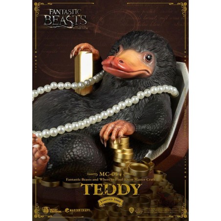 LES ANIMAUX FANTASTIQUES - Teddy - Statuette Master Craft 21cm 