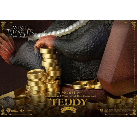 LES ANIMAUX FANTASTIQUES - Teddy - Statuette Master Craft 21cm 
