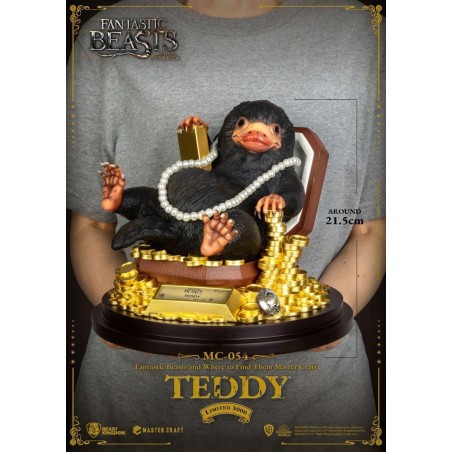 LES ANIMAUX FANTASTIQUES - Teddy - Statuette Master Craft 21cm 