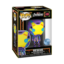 MARVEL - Booble Head POP N° 480 - Rescue Blacklight + Tee (S)  2