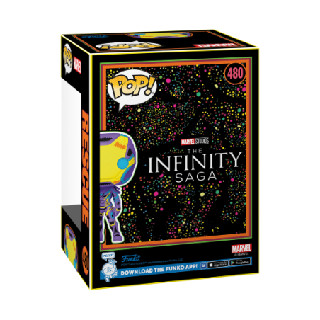 MARVEL - Booble Head POP N° 480 - Rescue Blacklight + Tee (S) 