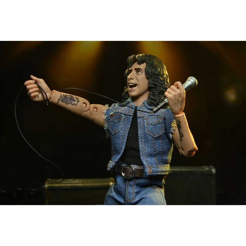AC-DC - Bon Scott - Figurine Habillée 20cm 