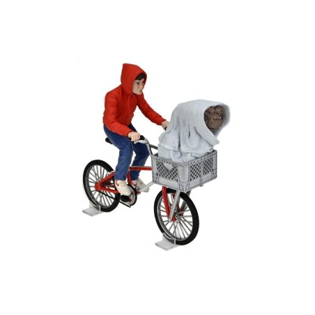 E.T. - Elliot et E.T. en vélo - Figurine 40ème anniversaire 18cm 