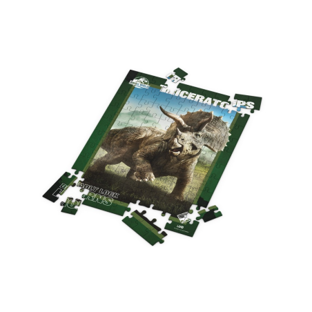 JURASSIC WORLD - Triceratops Poster - Puzzle 3D Effect 100P 