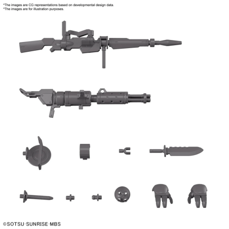 GUNDAM - HG 1/144 Expansion Parts Set For Demi Trainer - Model Kit 