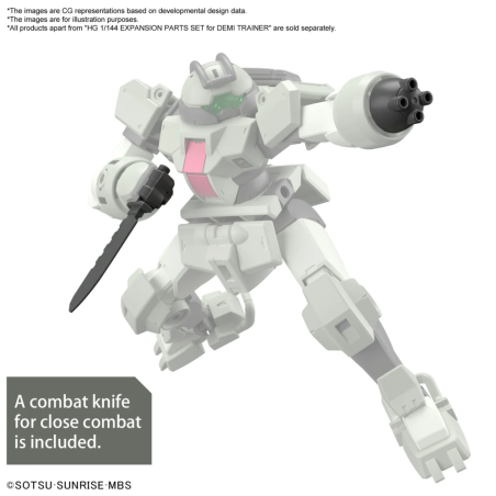 GUNDAM - HG 1/144 Expansion Parts Set For Demi Trainer - Model Kit 