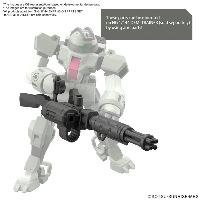 GUNDAM - HG 1/144 Expansion Parts Set For Demi Trainer - Model Kit 