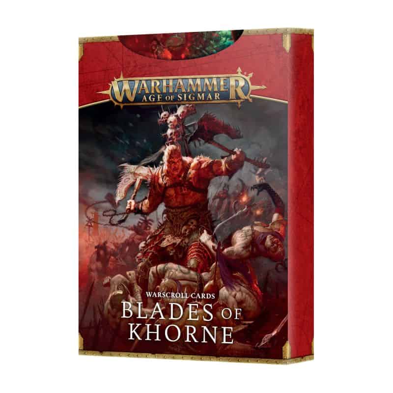 WARSCROLL CARDS: BLADES OF KHORNE (FRA)