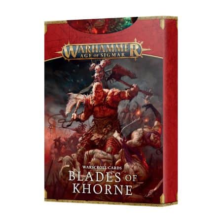 WARSCROLL CARDS: BLADES OF KHORNE (FRA)