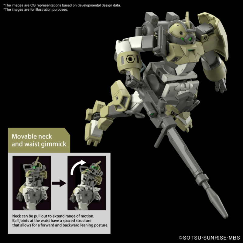 GUNDAM - HG 1/144 Chuchu's Demi Trainer - Model Kit 