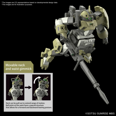 GUNDAM - HG 1/144 Chuchu's Demi Trainer - Model Kit 