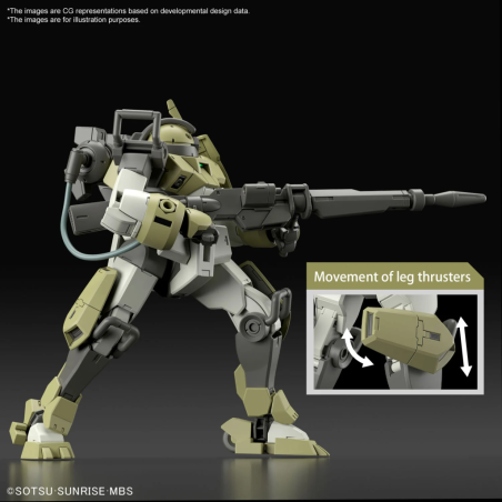 GUNDAM - HG 1/144 Chuchu's Demi Trainer - Model Kit 