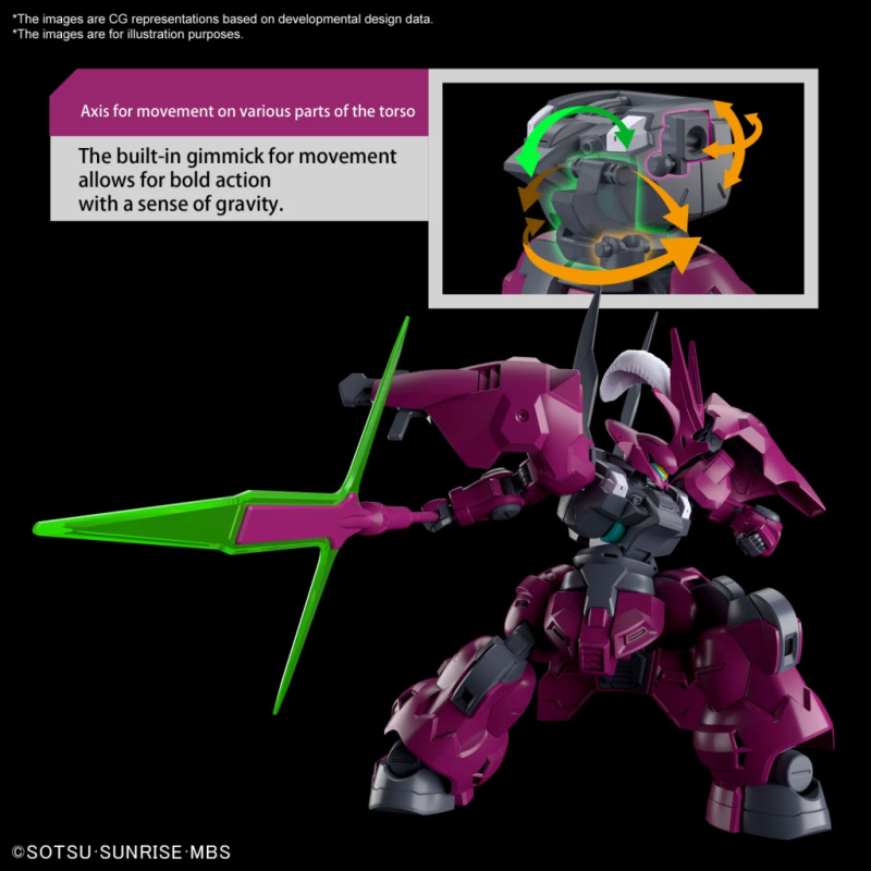GUNDAM - HG 1/144 Guel's Dilanza - Model Kit 