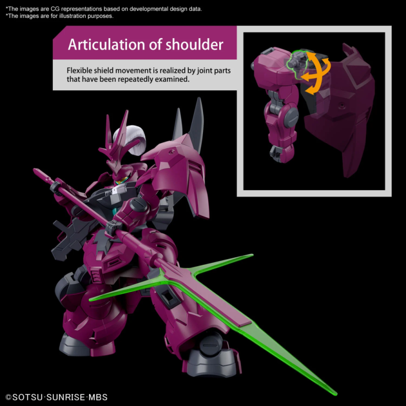GUNDAM - HG 1/144 Guel's Dilanza - Model Kit 