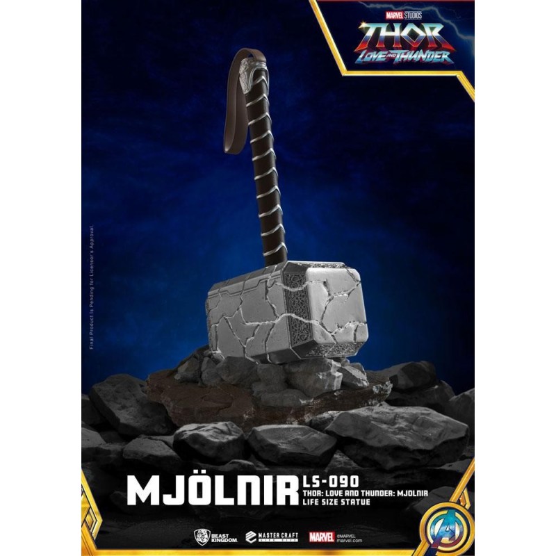 THOR : LOVE AND THUNDER - Mjolnir - Statue 53cm 