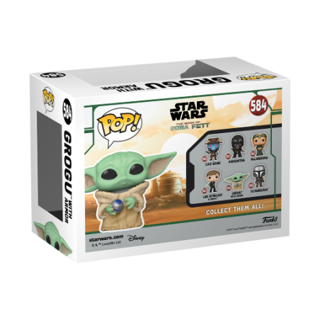 BOOK OF BOBA FETT - POP N° 584 - Grogu w/ armor 