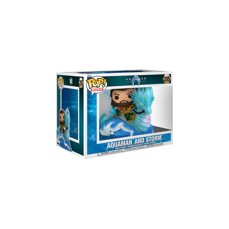 AQUAMAN 2 - POP Ride DLX N° 295 - Aquaman et Storm 