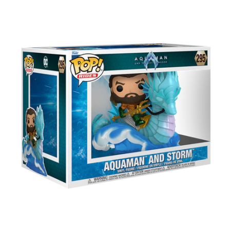 AQUAMAN 2 - POP Ride DLX N° 295 - Aquaman et Storm 