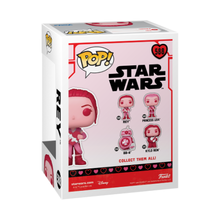 STAR WARS - POP Valentines N° 588 - Rey 