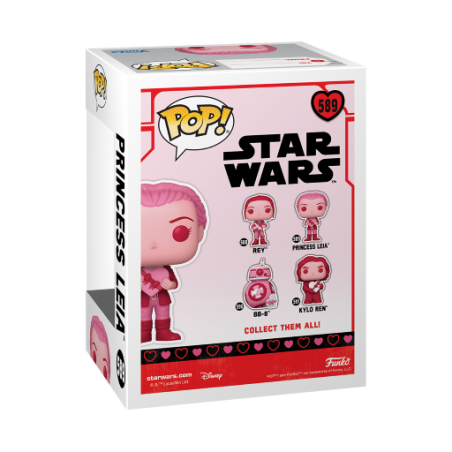 STAR WARS - POP Valentines N° 589 - Leia 